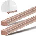 DoubleFill Cabinet Light Rail Molding 2 Pack 47", Maple Wood
