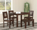 Douceur Furnitures Solid Sheesham Wood Four Seater Set For Dining Room / Restaurant. Solid Wood 4 Seater Dining Set