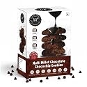 THE DOUGH CORNER Multi Millet Chocolate Chocochip Cookies I Gluten-Free I High Protein I Packed with Dietary Fiber I No Palm Oil, No Sugar, No Maida | Sweetened With Jaggery I Superfood Snacks-200Gm