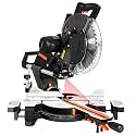 DOVAMAN 12-Inch Dual-Bevel Sliding Compound Miter Saw, 15-Amp