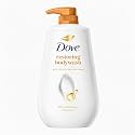 Dove Restoring Body Wash with Triple Hydration Serum for Soft, Hydrated Skin | Dove Body Wash with Jojoba Oil | Sulphate-Free Cleansers | 825 ML