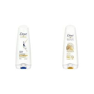 dove hair therapy intense repair conditioner 175ml and dove healthy ritual for strengthening hair conditioner 180 ml