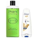 Dove Hair Therapy Intense Repair Conditioner, 175ml &amp; Pears Oil Clear and Glow Shower Gel, 250ml