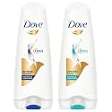 Dove Hair Therapy Intense Repair Unscented Conditioner, 175ml And Dryness Care Conditioner, 180ml,2 Count