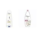 Dove Hair Therapy Intense Repair Conditioner, 175ml &amp; Dove Coconut Milk and Jas Petals Body Wash, 190ml