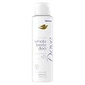 Dove Whole Body Deo Aluminum Free Invisible Spray Deodorant Coconut &amp; Vanilla for 72h Odor Control 4 Ounce (Pack of 12)