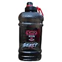 DOVEAZ® Sports Water Bottle for Gym, Protein Shaker Bottle, Gallon Water Bottle (2.2 LTR) with Mixer Ball and Strainer (BPA-Free, Unbreakable, Freezer Safe) (STRONG RED)