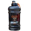 DOVEAZ® Xtreme Sports Water Bottles for Office Use, Protein Shaker Gallon Water Bottle (1.5 LTR) with Mixer Ball (BPA-Free, Unbreakable, Freezer Safe) - Black , Plastic , 1 Piece