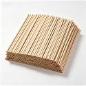 Dowel Rods Wood Sticks Wooden Dowel Rods - for Crafts, Cake Dowels and DIY Projects (Birch Wood 120PCS 1/8Inch x 10")