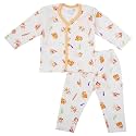 Dowin Cotton Rich Front Open Baby Night Suit