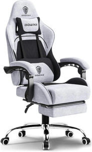 dowinx multi-functional ergonomic gaming  computer chair cooling gel pad breathable fabric massage cushion lumbar pillow footrest gaming chair