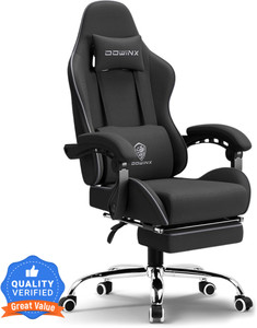 dowinx multi-functional ergonomic gaming  computer chair cooling gel pad breathable fabric massage cushion lumbar pillow footrest gaming chair
