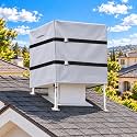 Down Draft Evaporative Cooler Cover for Roof Swamp Cooler,36"Wx36"Dx36"H