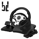 DOYO Gaming Steering Wheel and Pedals - PC Racing Wheel, 270/900 ° Xbox Steering Wheel with Dual Motor Vibration Feedback and Gear Shifter for PC, PS4, Xbox One, Xbox Series X|S, PS3
