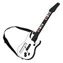 DOYO Wireless Wii Guitar Hero Controller for Nintendo Wii, Guitar Hero Guitar Wii Compatible with Guitar Hero and Rock Band 2 Games with Adjustable Strap, White
