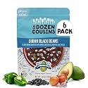 A Dozen Cousins Cuban Organic Black Beans, Plant Protein & Fiber, 6-Pack