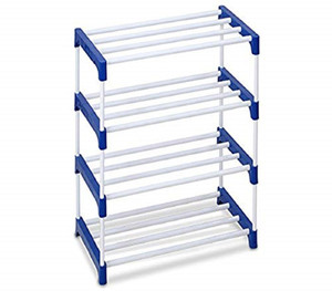 dozzer book shelf plastic open book shelf finish color - blue diydo-it-yourself