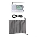 DP-666 TEF6686 Full Band Radio with 2.8-Inch Touch Screen, 5000mAh Battery, RDS, FM AM SW LW for Travel and Portable Use(white)
