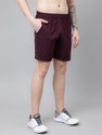 DPassion Solid Men Maroon Regular Shorts