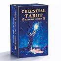 DPEHAKMK Tarot Cards with Keywords, 78 Modern Starry Sky Card Tarot Deck for Beginners, Easy to Read Tarot Cards with Meanings, Divination and Spiritual Divination Tool