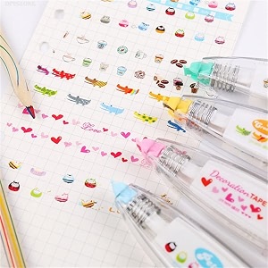 DPISZONE Decorative Lace Pen Cute Novelty Decorative