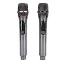 Dpofirs Microphone, Plug & Play 2pcs 164-328.1ft Distance Stable Distance Portable Microphone 90db LED Display SNR for Home for Stage