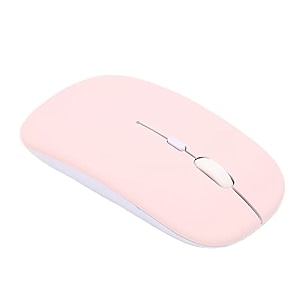 dpofirs wireless silent mouse cordless mouse smart mini portable 3 speed dpi adjustable cordless mouse for office laptop computer tabletpink