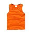 DQCUTE Toddler Baby Boys Girls Solid Tank Tops T-Shirts Undershirts Cotton Summer Sleeveless Vest