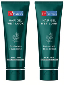 dr batras wet look enriched with thuja pack of 2 hair styler 100 g