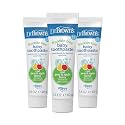 Dr. Brown's Fluoride-Free Baby Toothpaste, Apple Pear, 3-Pack