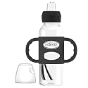 Dr. Brown's Narrow Sippy Spout Bottle with Handles, Black, 1-Pack