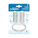 Dr. Brown's Silicone Finger Toothbrush, Gray and Green, 2-Pack