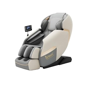4d ai zero gravity full body massage chair for home amp office  sl track  air compression  heated recliner with bluetooth smart touch panel amp 24 auto modes grey