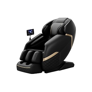 4d ai zero gravity full body massage chair for home amp office  sl track  air compression  heated recliner with bluetooth smart touch panel amp 24 auto modes black