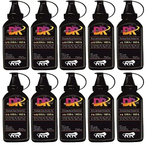 w1112a  110a103a ultra dark toner powder for 110a toner cartridge compatible with samsung laser 108 108a 108w 136 136a 136w 136nw 138 138pnw 138fnw printer pack of 10 100gm