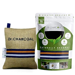 dr charcoal car air purifier for cars activated charcoal non-electric - 200g modish khaki - 200g modish khaki