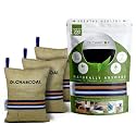Dr. CHARCOAL Odor Remover for Pet Areas, Living Room, Kids Room, Bedroom, Home, Office - 500 Grams (Modish Khaki, Pack of 3)