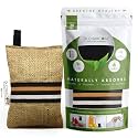 Dr CHARCOAL Fridge Deodorizer, Keeps Your Refrigerator and Freezer Fresh, Dry and Odor Free For 1 Year. 75gm, Long Lasting Charcoal Bag | More Powerful than Baking Soda to remove Bad Smell