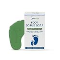 Dr Foot Foot Scrub Soap Repair Dry Cracked Heels, Dead Skin &amp; Calluses Remover with Almond &amp; Pure Aloe Vera Extracts – 100gm - Pack of 2 - (Pack of 2)