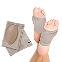 Dr Foot Spandex Arch Support Sleeve Cushion For Plantar Fasciitis, Foot Pain, Muscle Relaxation, Fallen Arches For Men &amp; Women Free Size With Beige Color -1 Pair