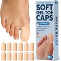 Dr. Frederick's Original Soft Gel Toe Caps, Beige, Large, 12 ct