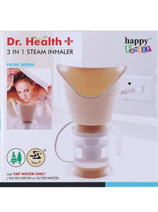 dr health 3 in 1 inhaler for cough and cold beige colour professional facial steamer