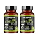Dr. HERBALIST Chia Seed Oil 1600mg Softgels � Plant-Based Superfood Supplement with Omega 3 Fatty Acids, Antioxidants &amp; Natural Nutrients � 60 Capsules for Men &amp; Women