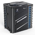 DR. INFRARED HEATER DR-1100HP Full DC Inverter 110,000 BTU Heat Pump In-Ground and Above-Ground Swimming Pools, WiFi Smart Control via APP, Black