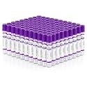 Dr.Manya EDTA K3 Non-Vacuum Blood Collection Tube, 2ml Capacity, Purple Cap, Sterile Disposable Vacutainer for CBC & Hematology Testing, Pack of 100 – Mittal Meditech