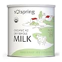 Solspring Organic A2 Dry Whole Milk, 17.4 oz (15 Servings)