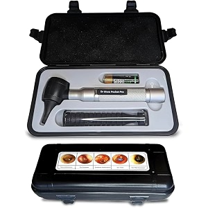 dr mom otoscopes 4th generation led pocket otoscope and both adult and pediatric disposable specula tips and case