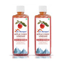 Dr. Morepen Apple Cider Vinegar With 2x Mother Raw & Unfiltered Rich in Natural and Healthy Vitamins and Multivitamins for Skin, Hair and Weight Loss - Buy 1 Get 1 Free Vinegar (2 x 0.5 L)