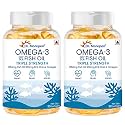 DR. MOREPEN Deep Sea Omega 3 Fish Oil, Triple Strength (1250 mg with 900 mg DHA &amp; EPA) | Great for Eyes, Skin, Heart Health, Brain Health, Bones &amp; Joint Support | (30 softgels) - Pack of 2