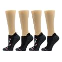 Dr. Motion 4 Pairs Compression Socks for Women, Low Cut Ankle